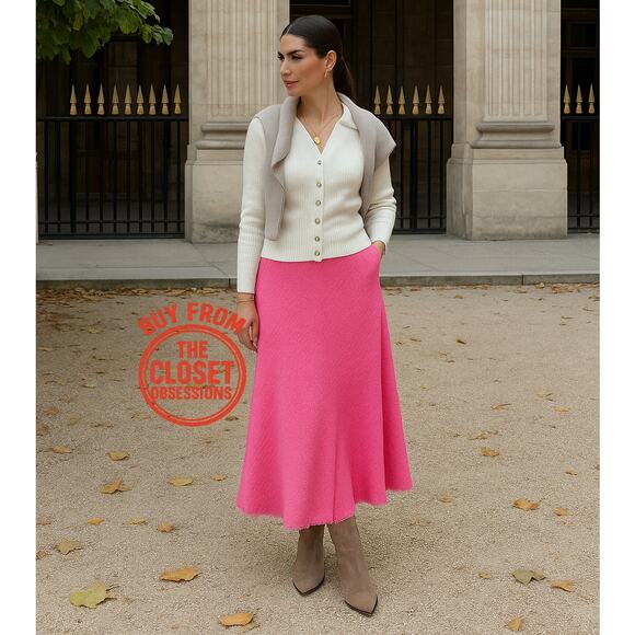 ๐ ZARA Blogger Fave A-Line Textured Maxi Skirt NWT ๐ - Picture 6 of 15